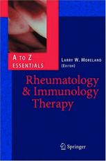 Rheumatology And Immunology Therapy Larry W Moreland