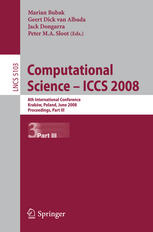 Computational Science Iccs 2008 8th International Conference Krakw Poland June 2325 2008 Proceedings Part Iii 1st Edition Craig C Douglas Auth