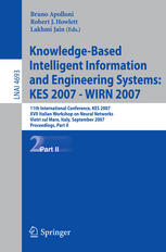 Knowledgebased Intelligent Information And Engineering Systems 11th International Conference Kes 2007 Xvii Italian Workshop On Neural Networks Vietri Sul Mare Italy September 1214 2007 Proceedings Part Ii 1st Edition Dongoh Kim