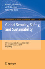 Global Security Safety And Sustainability 5th International Conference Icgs3 2009 London Uk September 12 2009 Proceedings 1st Edition Alan Poulter
