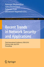 Recent Trends In Network Security And Applications Third International Conference Cnsa 2010 Chennai India July 2325 2010 Proceedings 1st Edition M K Sandhya