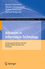 Advances In Information Technology 4th International Conference Iait 2010 Bangkok Thailand November 45 2010 Proceedings 1st Edition Sepideh Adabi