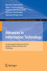 Advances In Information Technology 5th International Conference Iait 2012 Bangkok Thailand December 67 2012 Proceedings 1st Edition Adnan Ahmad