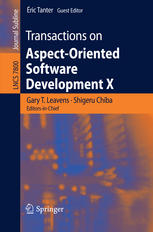 Transactions On Aspectoriented Software Development X 1st Edition Haihan Yin