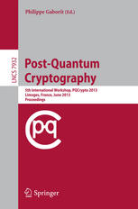 Postquantum Cryptography 5th International Workshop Pqcrypto 2013 Limoges France June 47 2013 Proceedings 1st Edition Marco Baldi