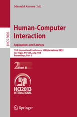 Humancomputer Interaction Applications And Services 15th International Conference Hci International 2013 Las Vegas Nv Usa July 2126 2013 Proceedings Part Ii 1st Edition Alfredo Veiga De Carvalho