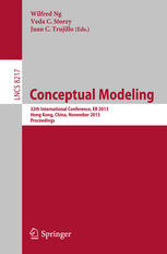 Conceptual Modeling 32th International Conference Er 2013 Hongkong China November 1113 2013 Proceedings 1st Edition David W Embley