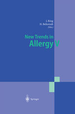 New Trends In Allergy V 1st Edition H Behrendt A Kasche C Traidl