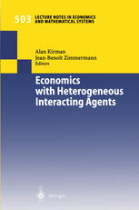 Economics With Heterogeneous Interacting Agents 1st Edition Alan Kirman