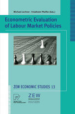Econometric Evaluation Of Labour Market Policies 1st Edition James J Heckman