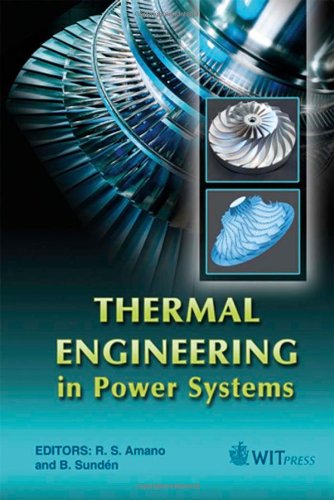 Thermal Engineering In Power Systems R S Amano B Sunden R S Amano