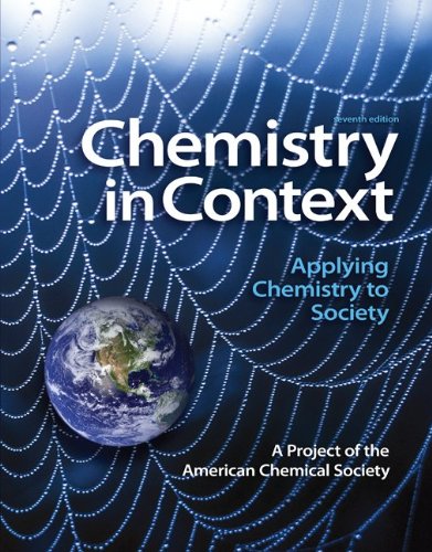 Chemistry In Context 7th Edition American Chemical Society