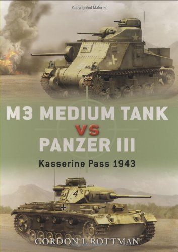 M3 Medium Tank Vs Panzer Iii Kasserine Pass 1943 First Edition Gordon Rottman