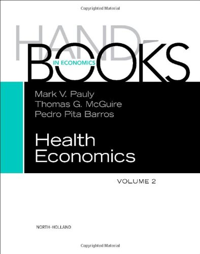 Handbook Of Health Economics Volume 2 1st Edition Mark V Pauly