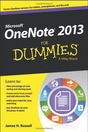 Onenote 2013 For Dummies 1st Edition James H Russell