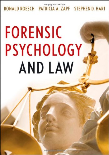 Forensic Psychology And Law 1st Edition Ronald Roesch Patricia A Zapf