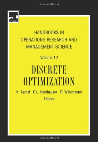 Discrete Optimization 1st Edition K Aardal Gl Nemhauser And R Weismantel Eds