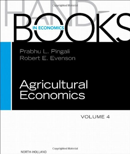 Agricultural Economics 1st Prabhu Pingali Editor Robert Evenson Editor