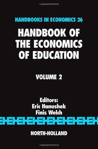 Handbook Of The Economics Of Education 2 1st Edition E Hanushek And F Welch Eds