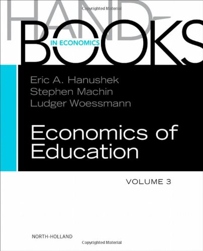 Handbook Of The Economics Of Education 3 1st Edition Eric Alan Hanushek