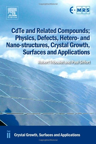 Cd Te And Related Compounds Physics Defects Hetero And Nanostructures Crystal Growth Surfaces And Applications Crystal Growth Surfaces And Applications 1st Edition Robert Triboulet And Paul Siffert Eds
