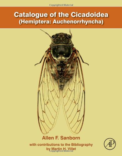Catalogue Of The Cicadoidea Hemiptera Auchenorrhyncha 1st Edition Allen Sanborn Auth