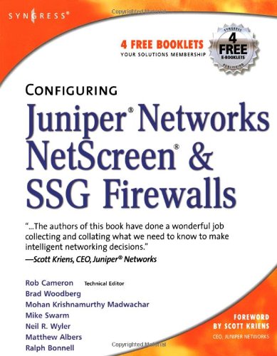 Configuring Juniper Networks Net Screen Ssg Firewalls 1st Edition Rob Cameroon