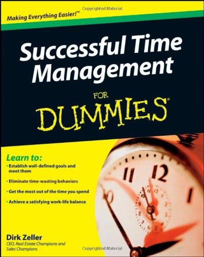 Successful Time Management For Dummies 1st Edition Dirk Zeller