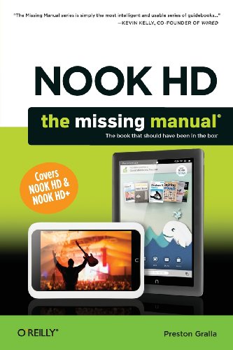 Nook Hd The Missing Manual Second Edition Preston Gralla