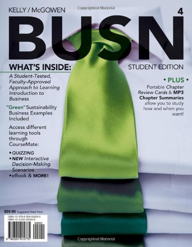 Busn 4 4th Edition Marcella Kelly Jim Mcgowen
