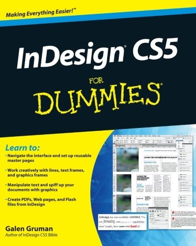 Indesign Cs5 For Dummies 1st Edition Galen Gruman
