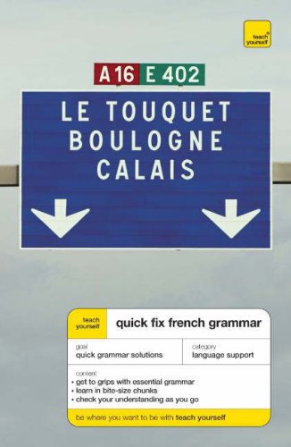 Teach Yourself Quick Fix French Grammar 2nd Wendy Bourbon Elaine Haviland