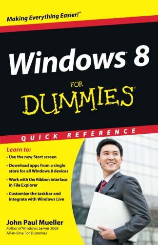 Windows 8 For Dummies Quick Reference 1st Edition John Paul Mueller