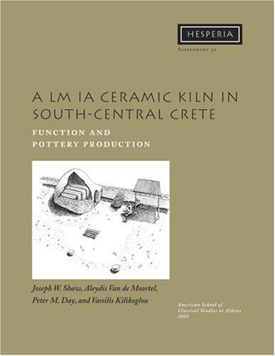 A Lm Ia Ceramic Kiln In Southcentral Crete Function And Pottery Production Volume Xxx Joseph W Shaw