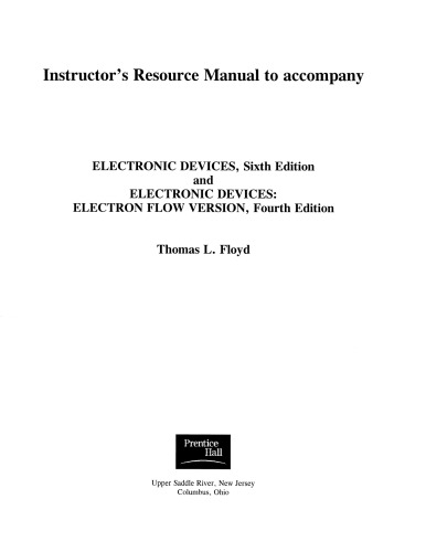 Instructors Resource Manual Thomas Floyd
