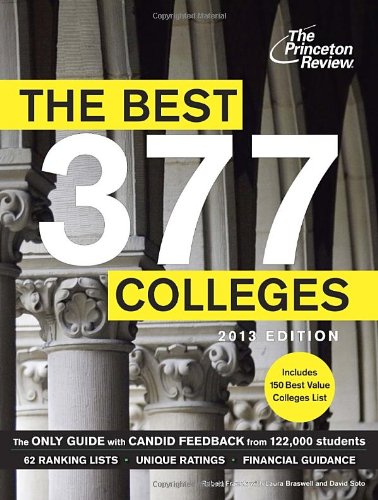 The Best 377 Colleges 2013 Edition Princeton Review