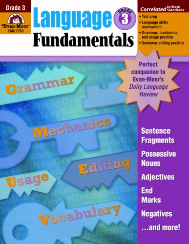 Language Fundamentals Grade 3 Evanmoor Educational Publishers