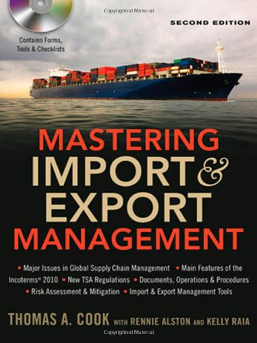 Mastering Import Export Management Second Edition Thomas A Cook
