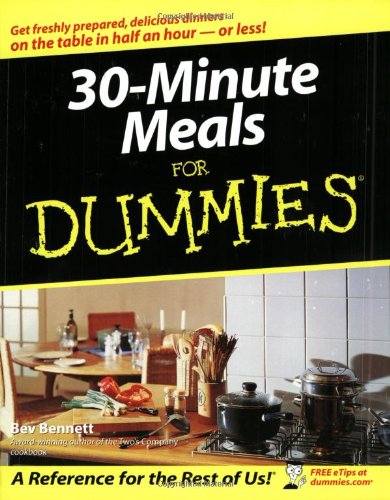 30minute Meals For Dummies 1st Edition Bev Bennett