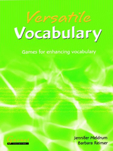 Versatile Vocabulary Teachers Edition Jennifer Meldrum Barbara Reimer