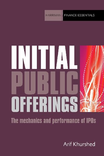 Initial Public Offerings The Mechanics And Performance Of Ipos Arif Khurshed