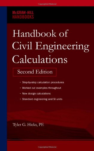 Handbook Of Civil Engineering Calculations Second Edition 2nd Edition Tyler Hicks