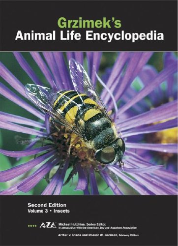 Grzimeks Animal Life Encyclopedia Vol 3 Insects 2nd Edition Michael Hutchins Ed