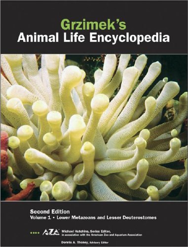 Grzimeks Animal Life Encyclopedia Lower Metazoans And Lesser Deuterostomes 2nd Edition Michael Hutchins