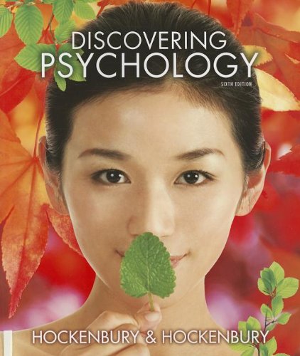 Discovering Psychology Sixth Edition Don Hockenbury Sandra E Hockenbury