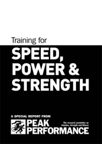 Training For Speed Power And Strength Isabel Walker