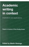 Academic Writing In Context Naomi Ragen Martin Hewings