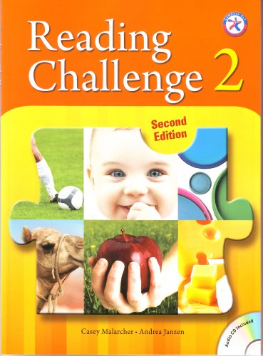 Reading Challenge 2 Second Edition Book With Audio Cd Casey Malarcher