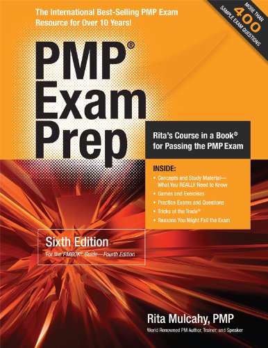 Pmp Exam Prep Sixth Edition Ritas Course In A Book For Passing The Pmp Exam Sixth Rita Mulcahy