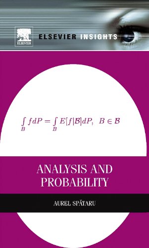 Analysis And Probability 1st Edition Spataru A